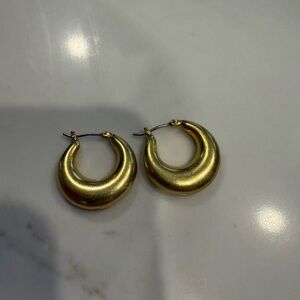 Madewell Gold Hoop Earrings